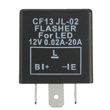 3 Pin CF13 Auto Výstražný Relé Opravte LED Světla Hyper Flash Blinkrytátor