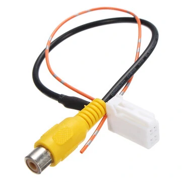 Adaptér 4pólový kabel s mužským konektorem pro radiovou záložní kameru pro Toyota