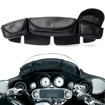 3 Přihrádková Kapsa S Vítráčem Pro Harley Electra Street Glide Touring