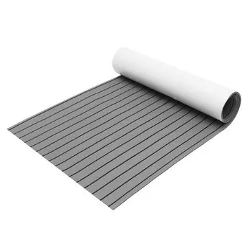 ELuto 2400x900x6mm Námořní Podlaha Faux Teak EVA Pěnový Palubní List Šedá