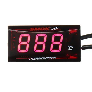 Univerzální LCD digitální motocyklové přístroje Termometer voda Teplota
