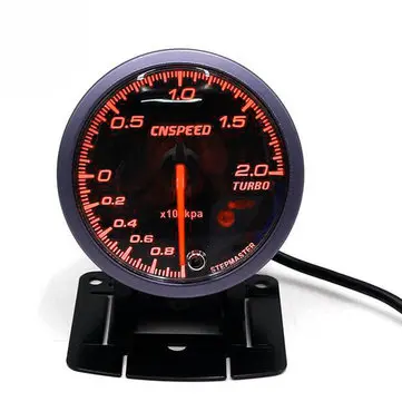 12V 2.5 palce 60MM Auto Racing LED Indikátor tlaku turbodmychadla Vakuový tlak Metr