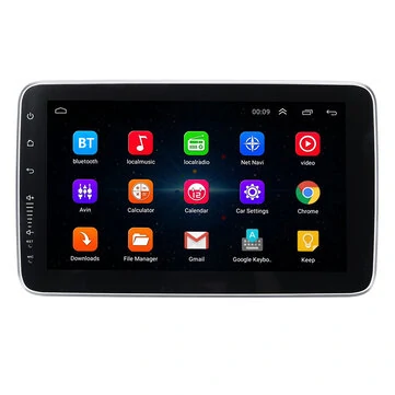9 palců 10,1 palců 1 DIN pro Android auta stereo audio nastavitelný displej MP5 přehrávač 4 jádra 1+16G/2+32G WIFI GPS FM