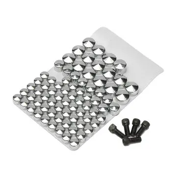 75 ks Chrom Nut Cover Bolt vrcholku krytu pro Harley Davidson FLT-FLH