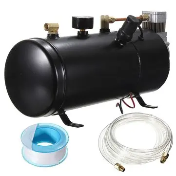 150PSI 12V Kovová trubková vzduchová komprese s hardwarovým příslušenstvím