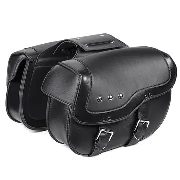 Kožené motocyklové zavazadla Saddlebags černé pro Sportster XL883 1200