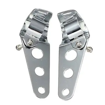28mm-34mm Chromová držka pro světlomet a blinkr na motocykl Harley