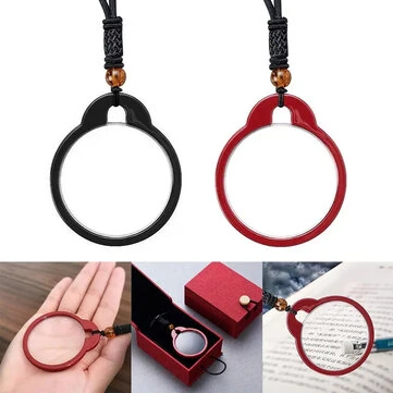 1 ks Lehká Přenosná Zavěšená Krční Jednoduchá Čtecí Brýle HD Anti-modré Světlo Proti-ztrátě Ručně tkaný Lanyard Přívěsek Presbyopické Brýle