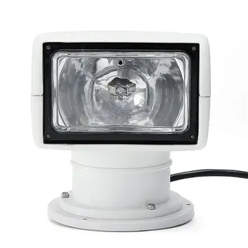 360° Dálkově Ovládané Kulaté Světlomety Pracovní Světla Lodě Nákladní Auta 12V 100W Žárovka