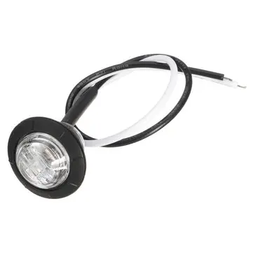 10 kusů Mini 12/24V Zelených Kulatých LED Tlačítkových Stranových Značkových Světel Lampy Přívěs