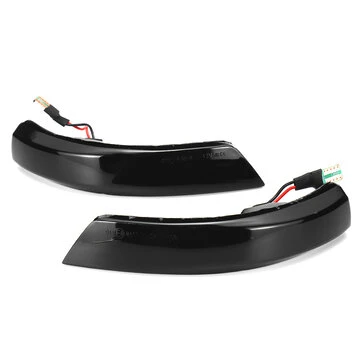 Dynamická jantarová LED boční zrcátková ukazovadla blinkerová světla pro Ford Focus MK2 MK3 2008-2016 Mondeo MK4 2011-2015