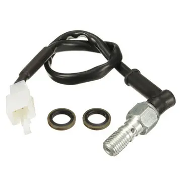 Motocykl Bike Hydraulický Banjo Bolt Spínač Světelného Tlaku Brzdy M10 x 1.25mm