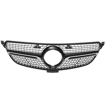 Černý diamantový přední gril pro Mercedes Benz GLE Coupe W292 C292 GLE350 2015-18