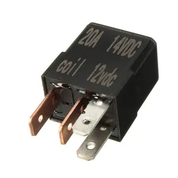 Relé 4 Zapojení 20A 12V CE Zapni/Vypni Pro Auto Dodávka Loď Kolo Terminál SPDT