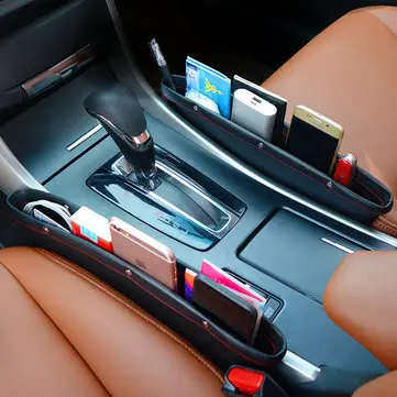 2 ks síťové sedadlo auta síťová mezera uklízečka úložný prostor Chytit Chytit Caddy Box