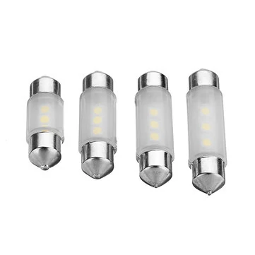 LED Featoon Kupolová světla Vnitřní osvětlení vozu Čtecí mapa lampy Registrační značka Bílá 31/36/39/41mm