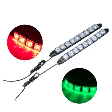 12V 9 LED Pásek navigačního světla Signál Vodotěsné Přístavní Stěžejová Lodní