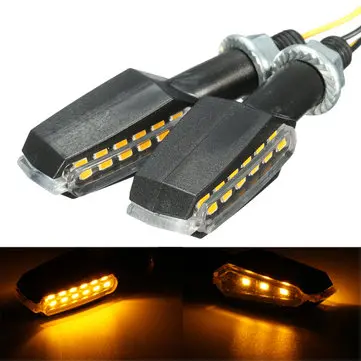 Pár 12V Dual Side Univerzální Moto LED Blinkr Smerovka
