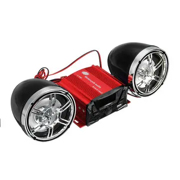 12V Univerzální Moto Audio Bluetooth reproduktor Dálkové řízení Zvukový systém