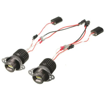 20W 1200LM Bílé LED Angel Eyes Světla Halo Ring Bulbs pro BMW E90 E91 2009-2011