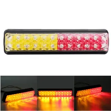 12/24V 24 LED Zadní Světlo Ute Trailer Karavan Nákladní Loď Stop Indikátor