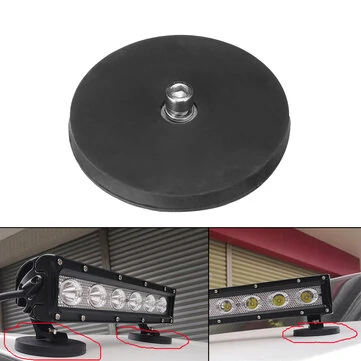 M8 Silný Magnetický Základní Montážní Držák s Gumovou Podložkou pro LED Pracovní Světelný Panel