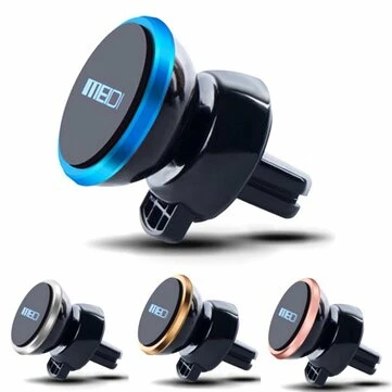 MEIDI Auto Vent One-Touch Self Lock Magnetický Držák na Telefon s 360 Stupňů Otočení Silný Magnet