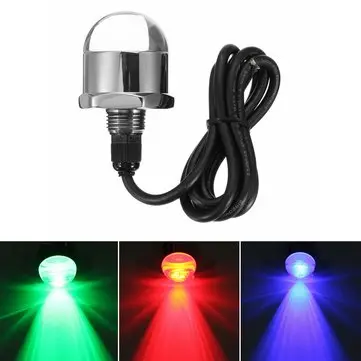 9W 12V 9 LED 1/2 palce IP68 Vodotěsné Loď Yacht Světla NPT MarineUnderwater Lights Steel