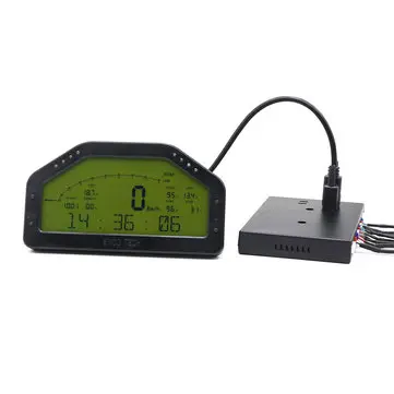 DO908 Bar/PSI KMH/MPH Dash Race Display Wire Harness Set Vodotěsný LCD displej přístroje Set s kompletním senzorovým kabelem pro palubní desku