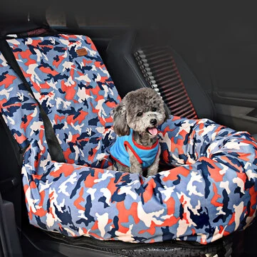 Camouflage Bur Bil Kaptajnplads Hundeunderlag Taske Rejsesæde Kæledyrsbeskytter Bærekudde