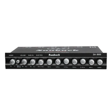 Sunbuck SK-889 Bilforstærker 7 Kanal 12V Bil Digital Subwoofer Forstærker Hjemme Audio Forstærker til Biler Hjemmebiograf