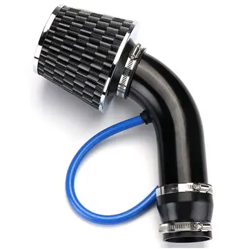 76mm 3 tommer Universal Bil Kold Luft Indtag Filter og Aluminium Induktions Kit Rør Slange