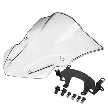 Motorcykel vindskærm dobbelt boble til Kawasaki Ninja Z900 2017 2018