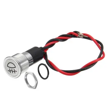 12V 16mm LED Dash Panel Advarselspilotlysindikator