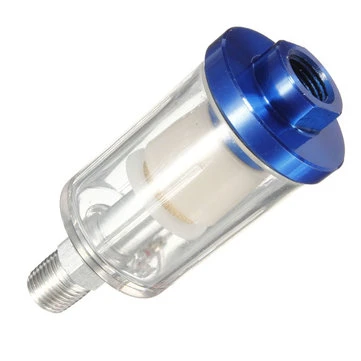 Sprøjtepistol luftlinje Mini Filter Vandfælde Klar 9 cm Lang Maleri