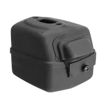 Plastik sort udstødnings lyddæmper support for HUSQVARNA HUSKY 50 51 55, 55 Rancher