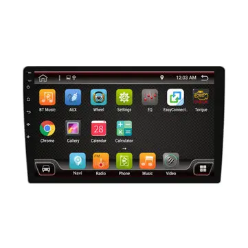 PX6 9 Tommer 1 DIN 4+32G til Android 9.0 Bil MP5-afspiller 8 Core Touchskærm bluetooth RDS-radio GPS med Carema