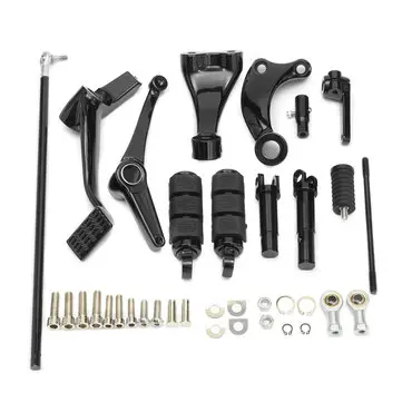 Sorte Pedaler Stangsammenkoblingsarme til Harley-Davidson 2014-2017 Komplet Kit