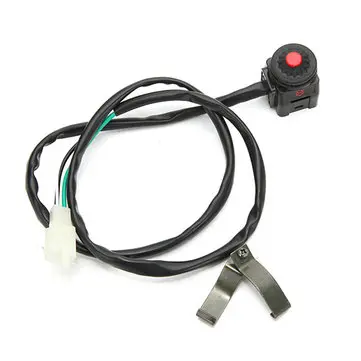 22mm 7/8 tommer styrendehåndtag dræb Stopknap Hornknap Til Motorcykel Pit Quad Bike