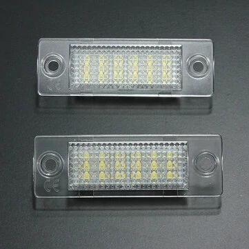 2x LED-nummerpladelys til VW Caddy T5 Golf Passat