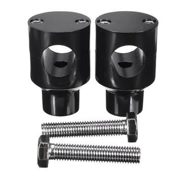 25mm Sort Motorcykel BilleT-Håndtagsopholdere Til Harley Davidson