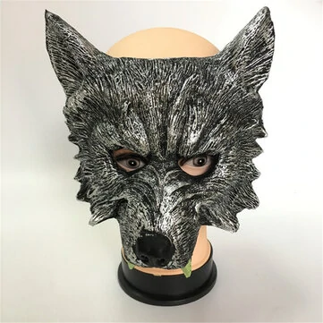 Halloween ulvemaske maskerade kostume natfest udklædning
