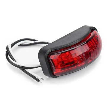 2-SMD LED sidemarkørlys Clearance lampe 12-30V 54x24mm E4 Rød/Gul/Hvid til Lastbil Trailer Van