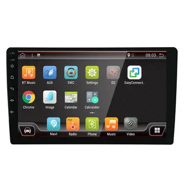 YUEHOO 9 Tommer 2 DIN til Android 9.0 Bil Stereo Radio 8 Core 4+32G Berøringsskærm 4G bluetooth FM AM RDS Radio GPS