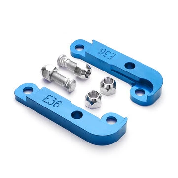 CNC-adapterdæk øger svingvinklen med 25% -30% Drift Lock Kit til BMW E36 M3 Blå