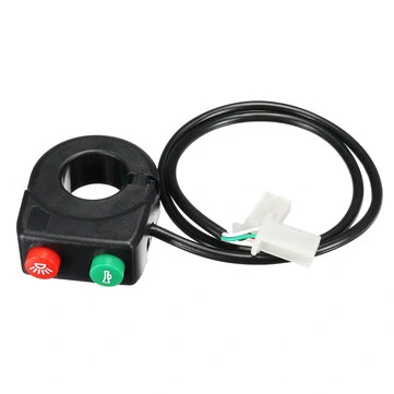 7/8 tommer 22mm 12V On Off Horn Forlygtekontakt Motorcykel Styrbjælke Bar