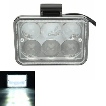 12V 18W 7000K Motorcykel Super Bright Spot Light LED Forlygter Linse Side Seks Lamper Lys