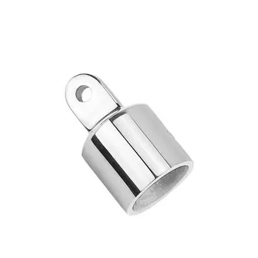 BSET MATEL Rustfrit Stål 316 Slange Øje Slutprop 1 tomme 25mm Top Tilbehør Marin Båd Ekstern Øje Slutprop Baldakin Tube Slut
