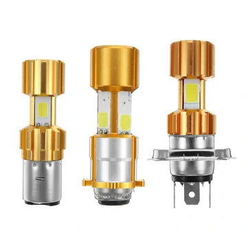 H4 BA20D/H6 H6M/PX15d 12-24V 1500LM 18W Motorcykellys LED Hi/Lo Lampe Scooter Tågelygter