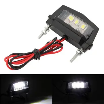 12V Motorcykel LED-nummerpladelys til Honda/Kawasaki/Yamaha/Suzuki
